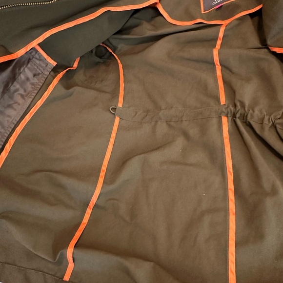 NWOT Vince Camuto Women’s Medium Jacket Dark Green. Full Zip. Removable Hood. - Picture 9 of 16